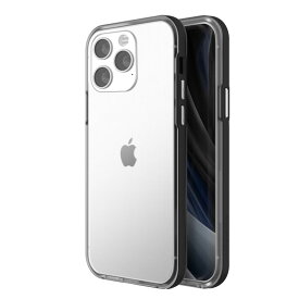 【motomo】INO Achrome Shield Case for iPhone 13 Pro Matt black マットブラック おしゃれ スマホケース 背面カバー型 [▲][R]