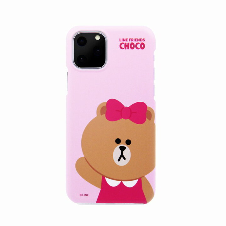 楽天市場 Line Friends ラインフレンズ Iphone 11 Pro Max Slim Fit ベーシック チョコ 背面カバー型 スマートフォンケース スマホケース R ホビナビ