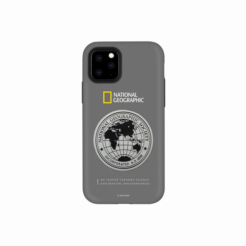 背面カバー型 スマートフォンケース スマホケース お買い物マラソン限定50円offクーポン National Geographic ナショナル ジオグラフィック Iphone Case 最新号掲載アイテム チタン Pro Seal R Metal Deco Global 11