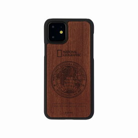 【National Geographic(ナショナル ジオグラフィック)】iPhone 11 Global Seal Nature Wood ローズウッド 背面カバー型 スマートフォンケース スマホケース[▲][R]