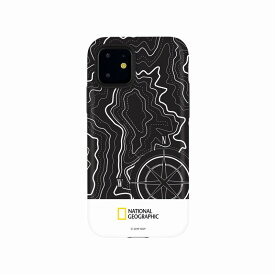 【National Geographic(ナショナル ジオグラフィック)】iPhone 11 Topography Case Double Protective ホワイト 背面カバー型 スマートフォンケース スマホケース[▲][R]