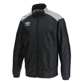 【アンブロ】ウインドジャケット BKSL ブラック×シルバー O サッカー トップス /UBA4024 [▲][ZX]