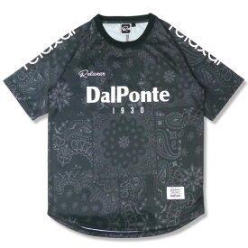 【ダウポンチ】バンダナ柄プラクティスシャツ BLK L サッカー・フットサル ウェア /DPZ-RXG-022 [▲][ZX]