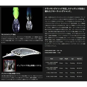 JACKALL �W���b�J�� �f�B�[�r���V���b�h 55MR POL�`���[�g�o�b�N�u���[�M��