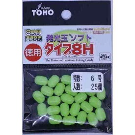 TOHO 東邦産業 発光玉ソフト 8H 6号 グリーン 徳用