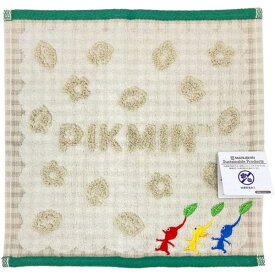 丸眞 ピクミン ミニタオル ピクミンマーチ 907766 任天堂Switch 丸眞 マルシン 25? タオルハンカチ 白 夏物 新品 *即納