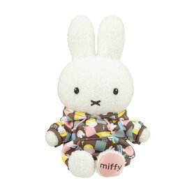 [クーポン利用で10%off][在庫処分]ミッフィー オータムカラー ぬいぐるみ パーカー miffy ディックブルーナ H25×W17×D12.5cm