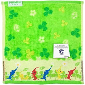 丸眞 ピクミン ミニタオル ピクミンワールド 907773 丸眞 マルシン タオルハンカチ グリーン 夏物 新品 *即納