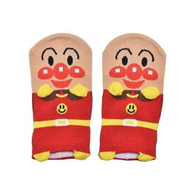 [盆期間8/12-15営業中] キッズ アンパンマン パペット スニーカー丈 ソックス 靴下 13-19cm 新品 *即納