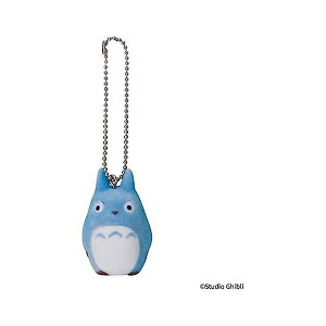 スタジオジブリ となりのトトロ フロッキングキーチェーン 中トトロ 404834 新品 *即納