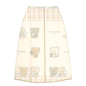 ラップタオル 女の子 向け 80cm ぎゅっといっしょ クマ プール スイミング 水泳 海 旅行 お泊り お風呂 ぬいぐるみ グッズ おもちゃ 夏物 新品 *即納