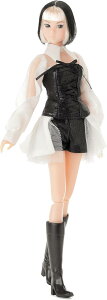 momoko DOLL GIRL POP blue star B&W Ver. �ʂ������ �t�B�M���A �O�b�Y �G�� �������� �V�i *