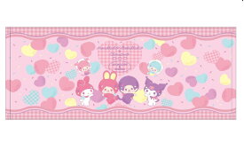 サンリオ×モンチッチ フェイスタオル カラフルハート グッズ ぬいぐるみ おもちゃ 新品 * 即納