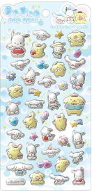 クラックス 正規品 うるちゅる ポップシール シナモロール/ポムポムプリン/ポチャッコ サンリオ シール交換 シール帳 グッズ 新品 * 即納