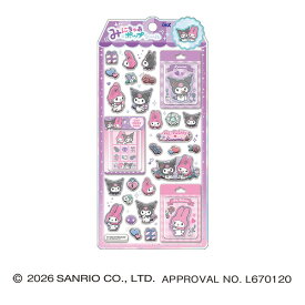 クラックス 正規品 みにちゅあポップシール サンリオ マイメロディ クロミ 立体 シール交換 グッズ 新品 * 即納