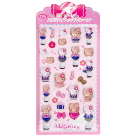 NIC 正規品 ハローキティ ぷくりんキャンディシール サンリオ 立体ぷくぷく シール交換 グッズ 新品 * 即納