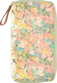 ほぼ日手帳 / 手帳カバー［スリム縦長］weeks / weeks MEGA用LIBERTY FABRICS / Hollyhocks（Orange）