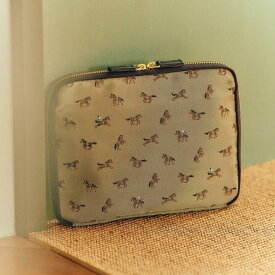 ほぼ日　おおきいひきだしポーチタイ＆チーフ 駆ける馬