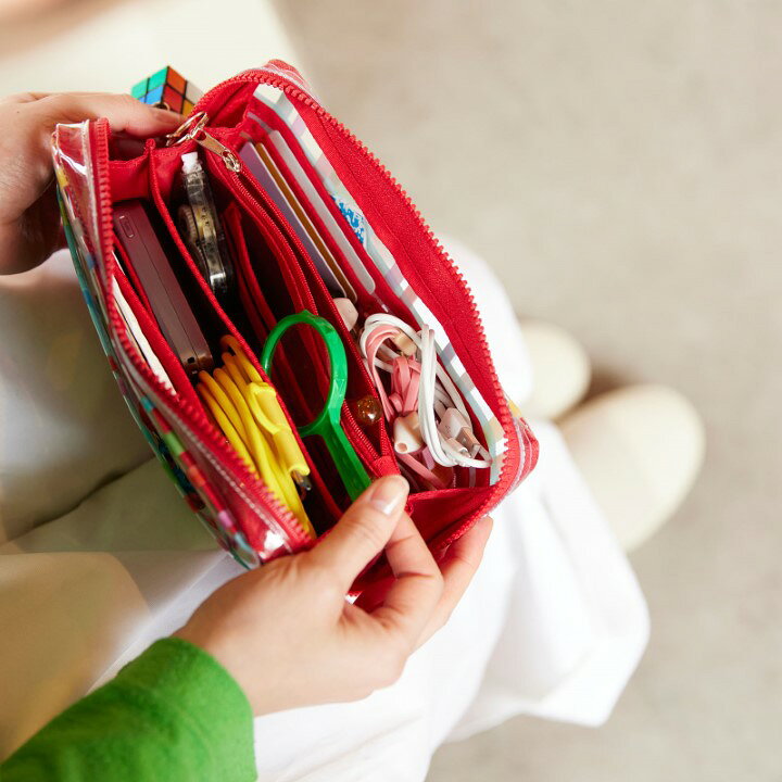 楽天市場】ほぼ日 ひきだしポーチ・姉とうめいチェック : ほぼ日公式 