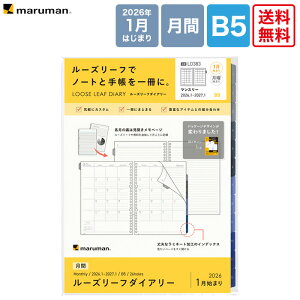 y K̔Xz}} 2026 B5 [Y[t_CA[ LD383-26 ԃ_CA[ J_[X^C+ SH}t maruman [Y[t 2026N1n܂ 2026N 蒠