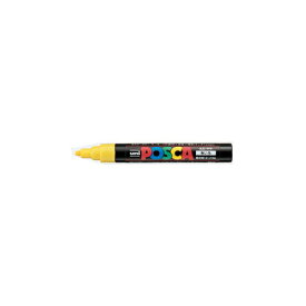 三菱鉛筆　ユニ　ポスカ　中字丸芯（1．8〜2．5mm）　黄 【PC-5M.2】