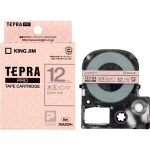 �L���O�W���@�e�v���@PRO�e�[�v�J�[�g���b�W�@�͗l���x���@���F12mm�i���ʃs���N�^�O���[�����j �ySWM12PH�z