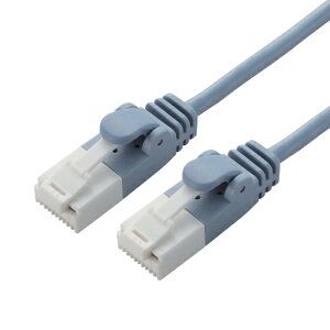 �G���R���@LAN�P�[�u���@CAT6�@�ܐ܂�h�~�@�X�����@20m�@�u���[�i�u���[�j �yLD-GPST/BU200�z