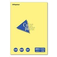 Nagatoya　カラーペーパー　両面印刷対応　A4判　最厚口（クリーム） 【ナ-3503】