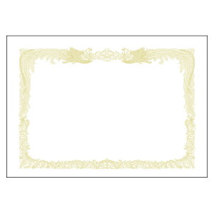 ササガワ 厚口OA賞状用紙 縦書用 10枚パック A3判(白) 【10-1280】