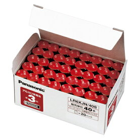 パナソニック　アルカリ乾電池　パナソニックアルカリ（金）　オフィス電池　形式：単3形（1．5V） 【LR6XJN/40S】