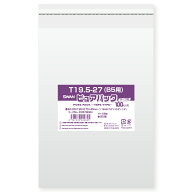 シモジマ　OPP袋　ピュアパック　T　19．5−27（B5用）　テープ付き 【#6798324】