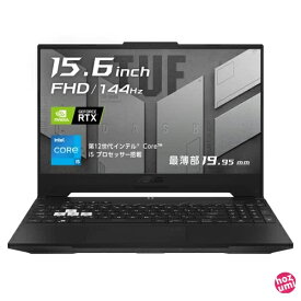 ASUS ゲーミングPC TUF Dash F15 FX517ZR Core i5 12450H RTX3070 15.6型 16GB 512GB FX517ZR-I5R3070B