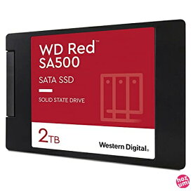 Western Digital ウエスタンデジタル WD Red SATA SSD 内蔵 2TB 2.5インチ (読取り最大 560MB/s 書込み最大 530MB/s) NAS メーカー保証5年 WDS200T1R0A-EC SA500