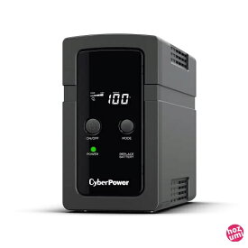 CyberPower 無停電電源装置 (常時商用 UPS 給電/正弦波出力) 500VA/300W CPJ500