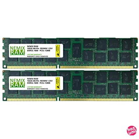 NEMIXRAM 32GB (2x16GB) DDR3-1600MHz PC3-12800 ECC RDIMM 2Rx4 1.35V 登録メモリー サーバー/ワークステーション用