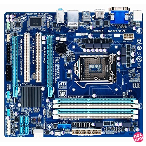 最適な価格 GIGABYTE マザーボード Intel B75 LGA1155 Micro ATX GA