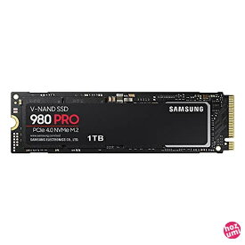 SAMSUNG 980 PRO MZ-V8P1T0B/IT PCIe Gen 4.0 x4、NVMe1.3対応 980 PRO M.2 SSD 1TB