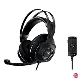 HyperX Cloud Revolver + 7.1 有線 ゲーミングヘッドセット 7.1ch PS4 PS5 PC Switch Xbox低反発クッション 3.5mm 頑丈なスチールフレーム TeamSpeak Discord認証 US