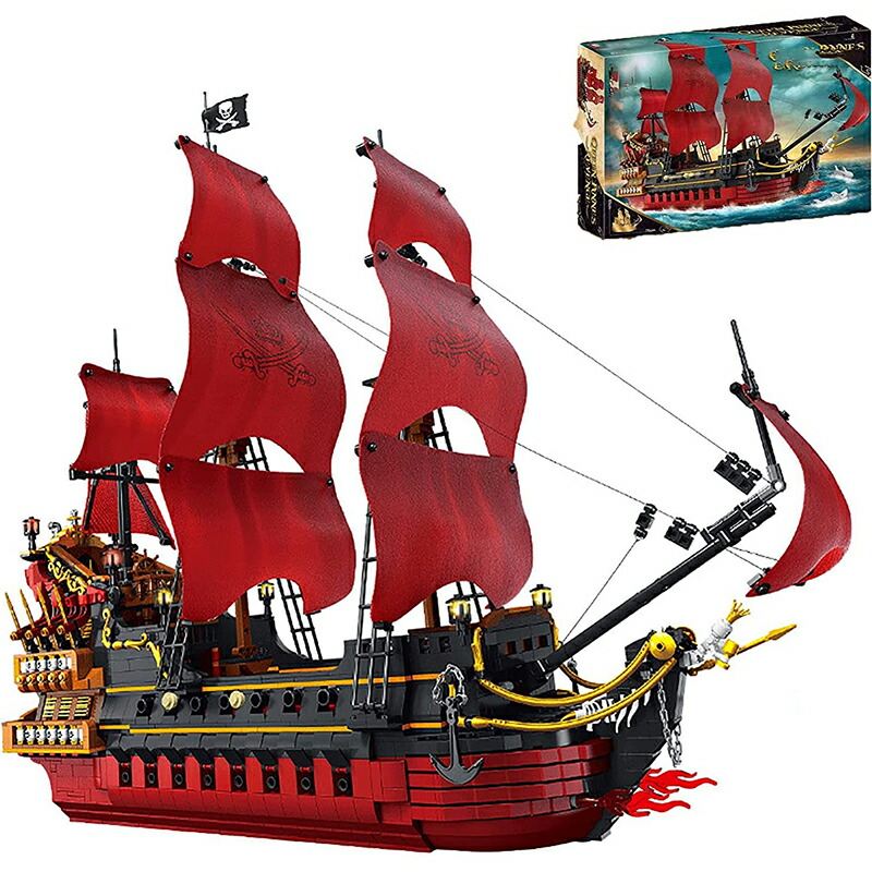 楽天市場】＼超目玉価格!!／レゴ 互換ブロック 海賊船 ブラックパール