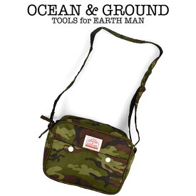 オーシャン アンド グラウンド ショルダーBAG CAMO（ocean&ground オーシャン&グラウンド キッズ ショルダーバッグ 男の子 女の子 キッズ 子供 保育園 通園バッグ ショルダー 保育園 バッグ 通園バック 入園準備 幼稚園 入園グッズ 小学生 入学準備 通園カバン）