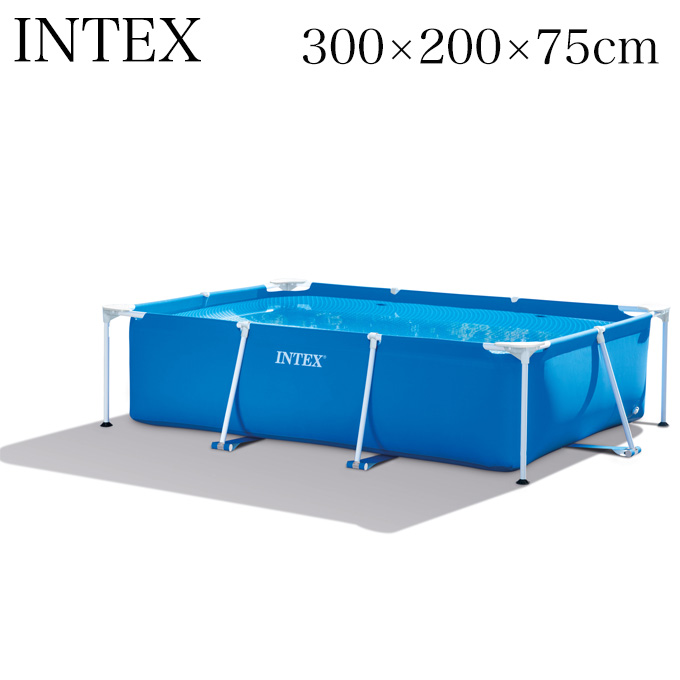 楽天市場】INTEX(インテックス) レクタングラフレームプール 300×200 