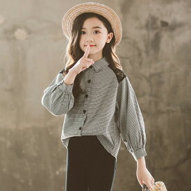 楽天市場 韓国子供服 秋 シャツ ブラウス トップス キッズファッション キッズ ベビー マタニティの通販