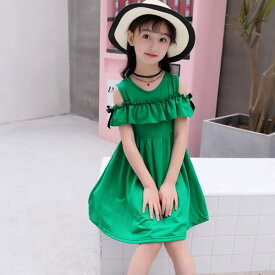 楽天市場 オフショルダー ワンピース キッズファッション キッズ ベビー マタニティの通販