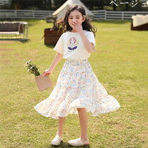 楽天市場】花柄 スカート（カラーベージュ）（スーツ・カジュアル 