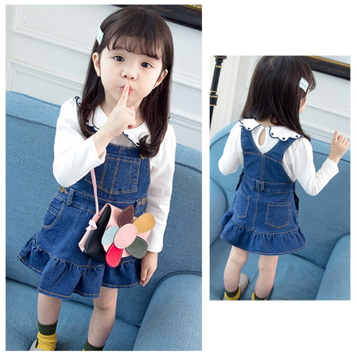 楽天市場】韓国子供服 セットアップ 春服 秋服 女の子 ベビー Tシャツ+ 
