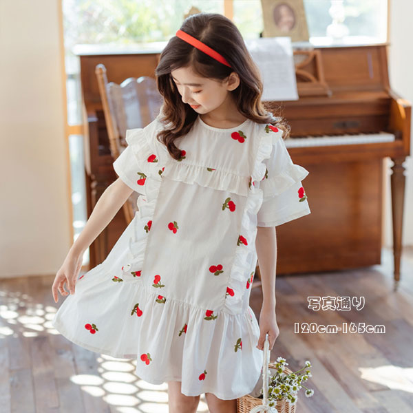 楽天市場】韓国子供服 ワンピース 夏 花柄 可愛い キッズ 女の子