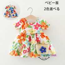 楽天市場】花柄（対象年齢2歳から）（ワンピース｜ベビーファッション 