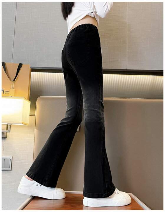 楽天市場】【6%OFFクーポン】韓国子供服 女の子 デニムパンツ ブラック