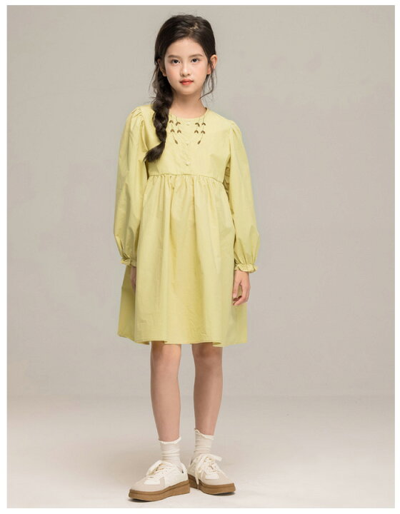 ❤️26新作 新品♡ SelfPortrait イエローロングワンピース♡ J12 楽天