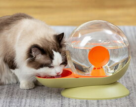 水飲み器 自動給水器 みずのみ 2.8L大容量 猫 中小型犬 フィルター付き 重力設計 自動補水 電気不要 お留守番対応